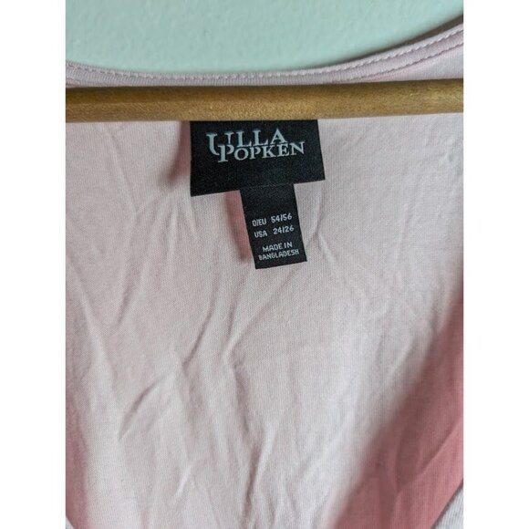 Ulla Popken Maxi Dress Size 24‎ 26 Plus Lagenlook Babydoll Summer Resort Beach - Picture 6 of 10